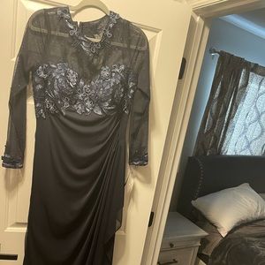 Navy blue formal dress-long brand new